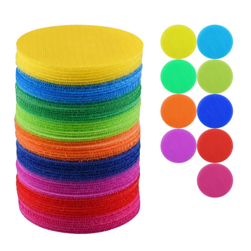 

10PCS Classroom Magic Mark Its Sitting Carpet Spots to Educate Colorful Marker Round Carpet Stickers for Baby Room Decoration