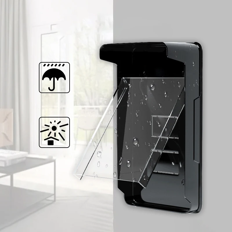 

Waterproof Plastic Rain Cover Rain Shield for Access Control System RFID Card Keypad Controller Reader