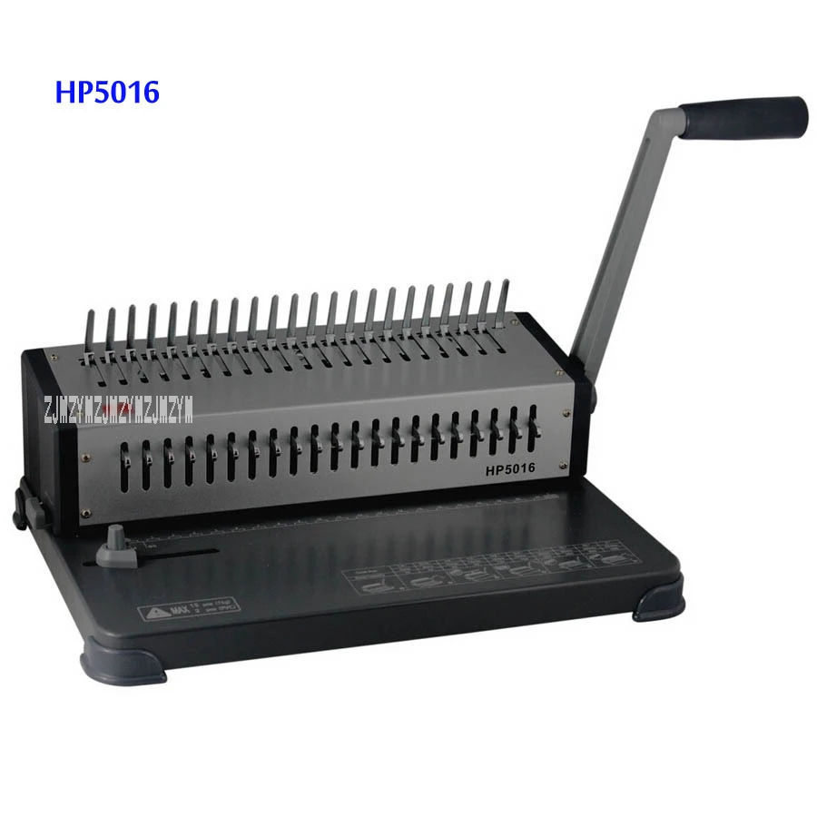 

Comb binding machine plastic comb binder hp5016