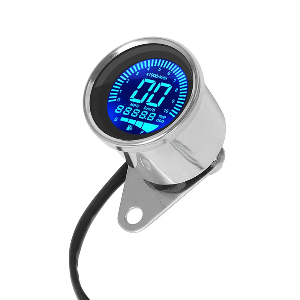 

2018, спидометр для мотоцикла, ЖК-цифровой одометр, спидометр, тахометр, индикатор, мотоцикл, скутер, тележки для гольфа, квадроцикл, универсальный