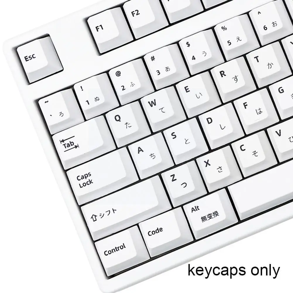 

Японские крышки для подставки из ПБТ-краски 132 года для Gmk Minimall белые крышки механической платы с 1.75u 2u Shift 7u Spacebar Q3o0