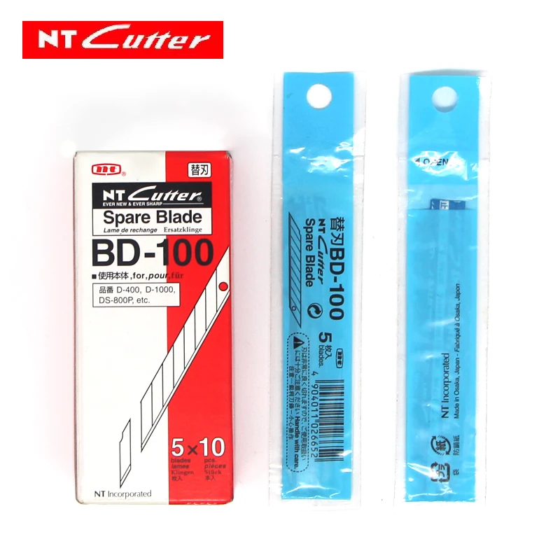 50pcs NT BD-100 Cutter BD-type Spare Blade 5 pcs/bag 10bags/