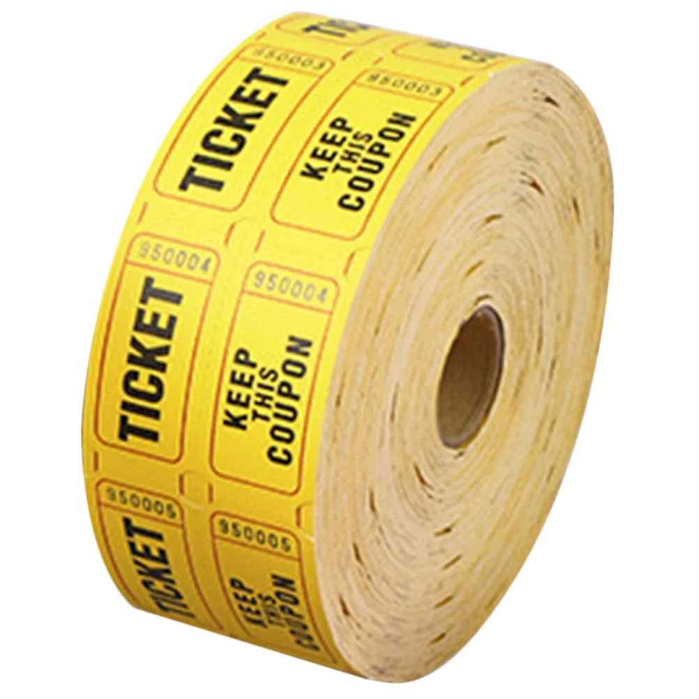 

Paper Tickets Bulk Classroom Tag Lottery Machine Concert Event Raffle Universal