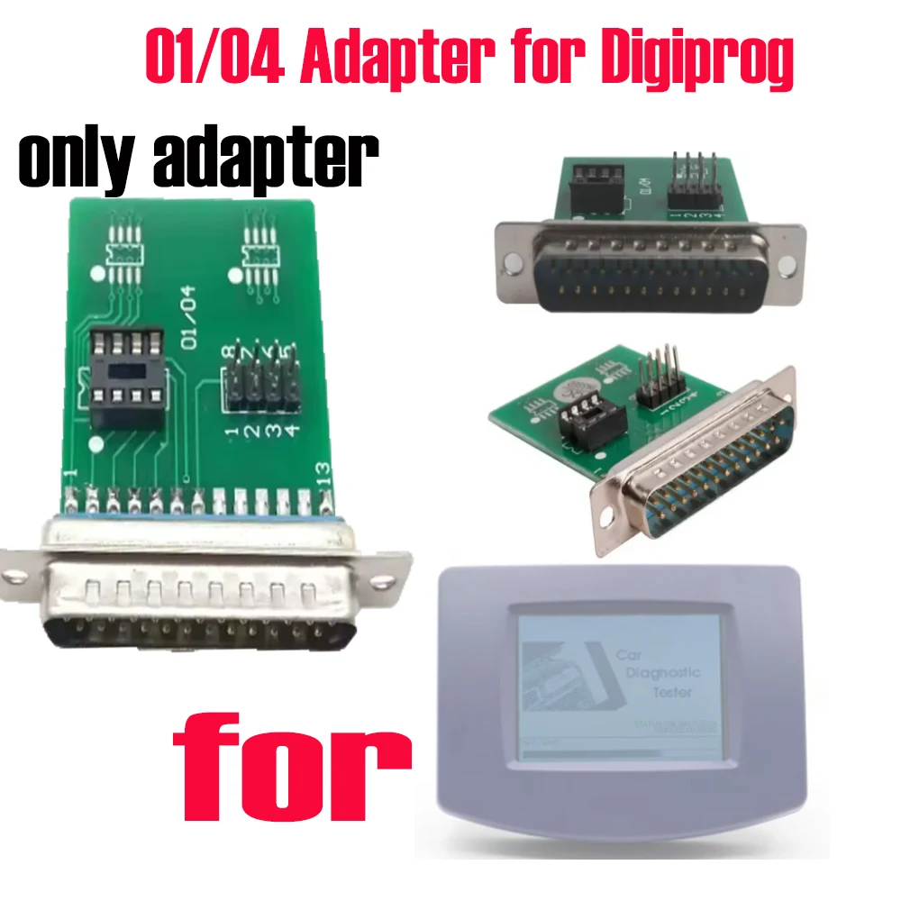 Фото Диагностическая плата для тестирования чипов Digiprog 3 V4.94 01/04, адаптер OBD2, программатор для диагностики автомобилей, ST01 ST04 для Digiprog3 №1
