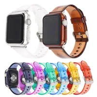 Wholesale 10PCS/Lot 38mm 40mm 41mm 42mm 44mm 45mm Watch Band Watch Strap Color Anti-Fall Protective Case Poly Vinyl Chloride