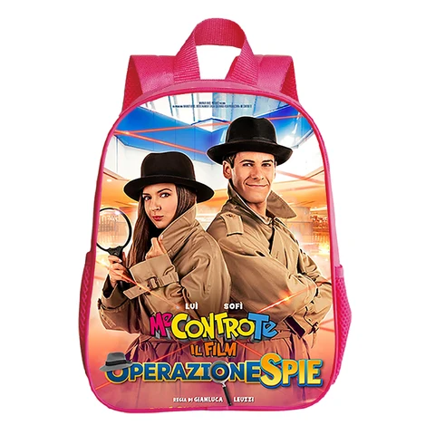 Школьный ранец для мальчиков и девочек, маленькая Портативная сумка для детского сада, розового цвета, 12 дюймов