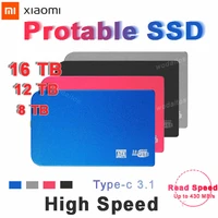 xiaomi portable ssd hard drive external hard disk high speed solid drive 16tb usb3 1 storage device multi system compatibility