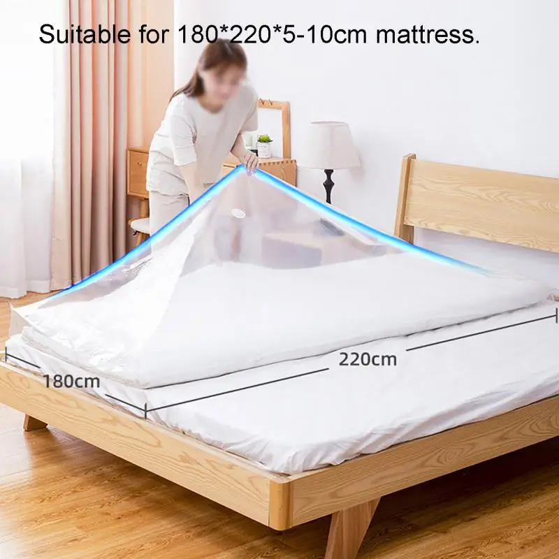 Большой вакуумный мешок для матраса складной упаковочный из латекса и губки