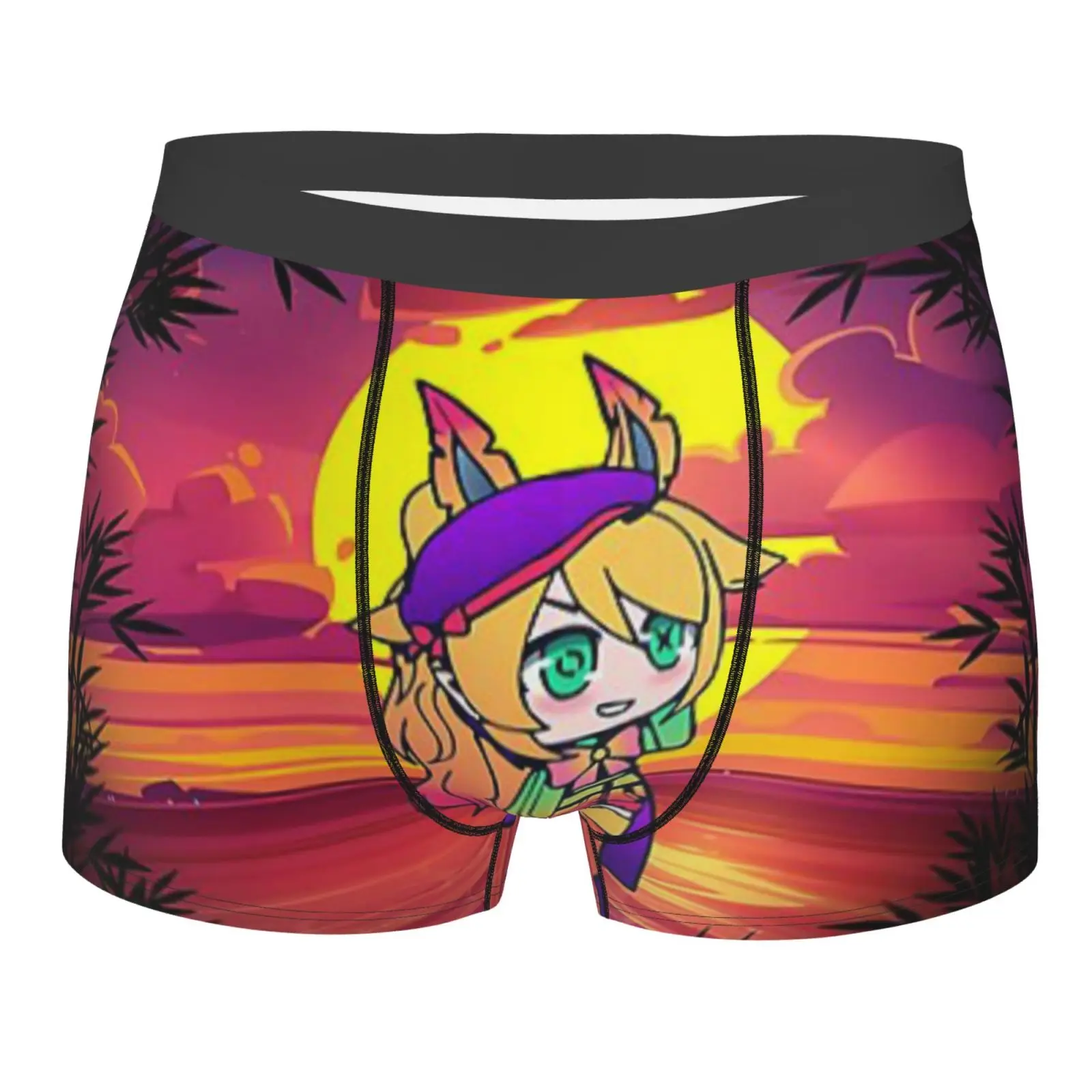 

Gacha Life In The Magic Forest 1446 Boxer Briefs Men's Pouch Boys High Waisted Women Mens Sheer Underwear Mens Polyester Sport