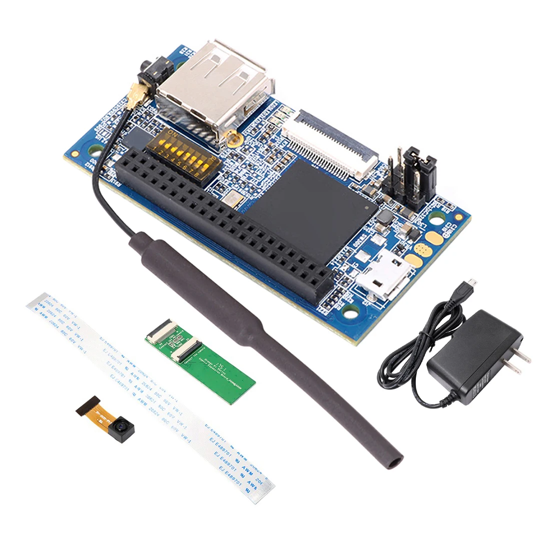

Для Orange Pi I96 ARM Cortex-A5 32-Bit 256MB LPDDR2 WIFI + BT MCU макетная плата с камерой + адаптер питания (вилка стандарта США)
