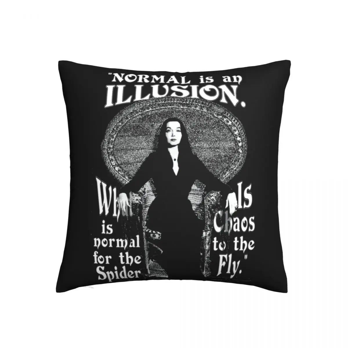 

Чехол с комиксовой подушкой Morticia adдамс нормальная Иллюзия полиэстер обнимающая Подушка Чехол На Молнии Милый Летний чехол