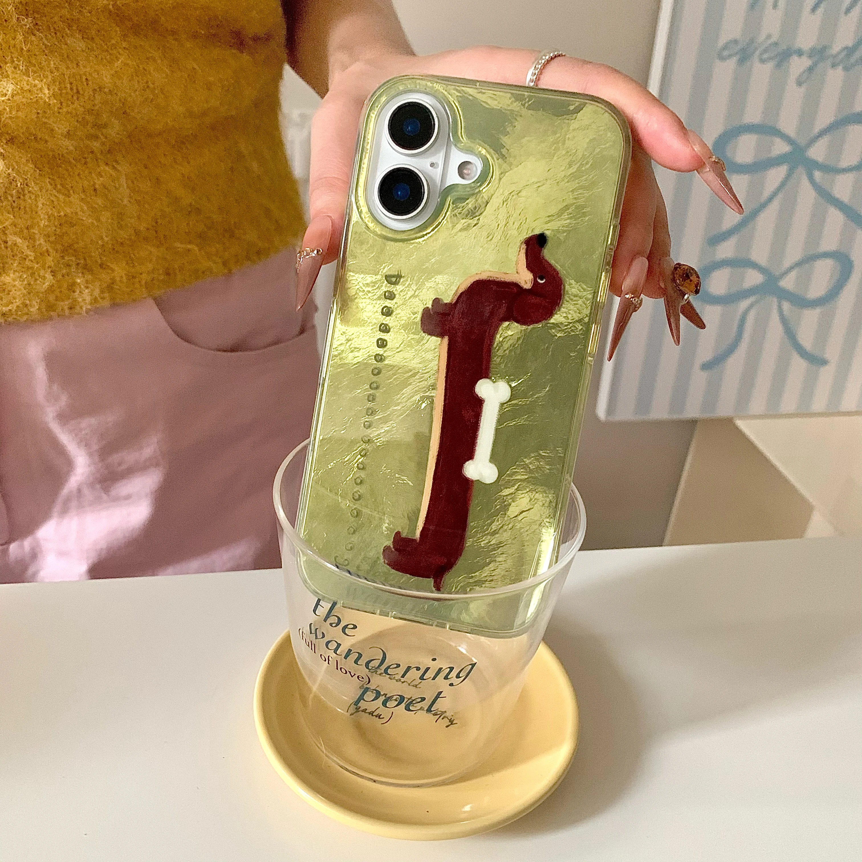 Чехол для iPhone 16 15 14 13 Pro Max с рисунком сосисок