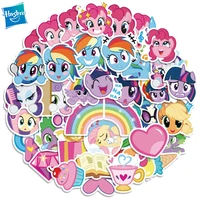 50pcs hasbro my little pony stickers cute cartoon stickers mobile phone cup notebook waterproof decorative guitar stickers toy