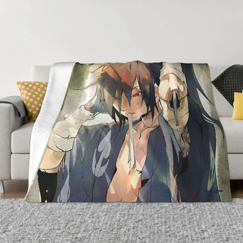 

Одеяло Dororo Hyakkimaru из аниме, Фланелевое украшение, Крутое портативное домашнее покрывало