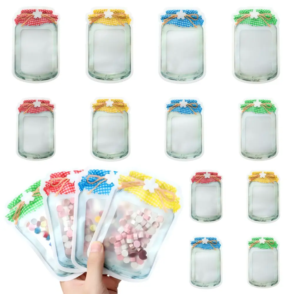 

Festival Supplies Ziplock Biscuits Snack Food Seal DIY Candy Bag Storage Organizer Cookies Packaging Mason Jar Bags