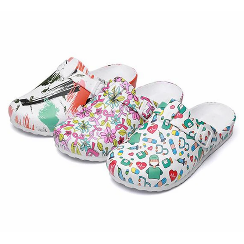 Hospital Surgical Medical Slipper Women Doctor EVA Non-slip Nurse Clogs Medical Shoes Nursing Clogs SPA Beauty Salon Shoes 2022
