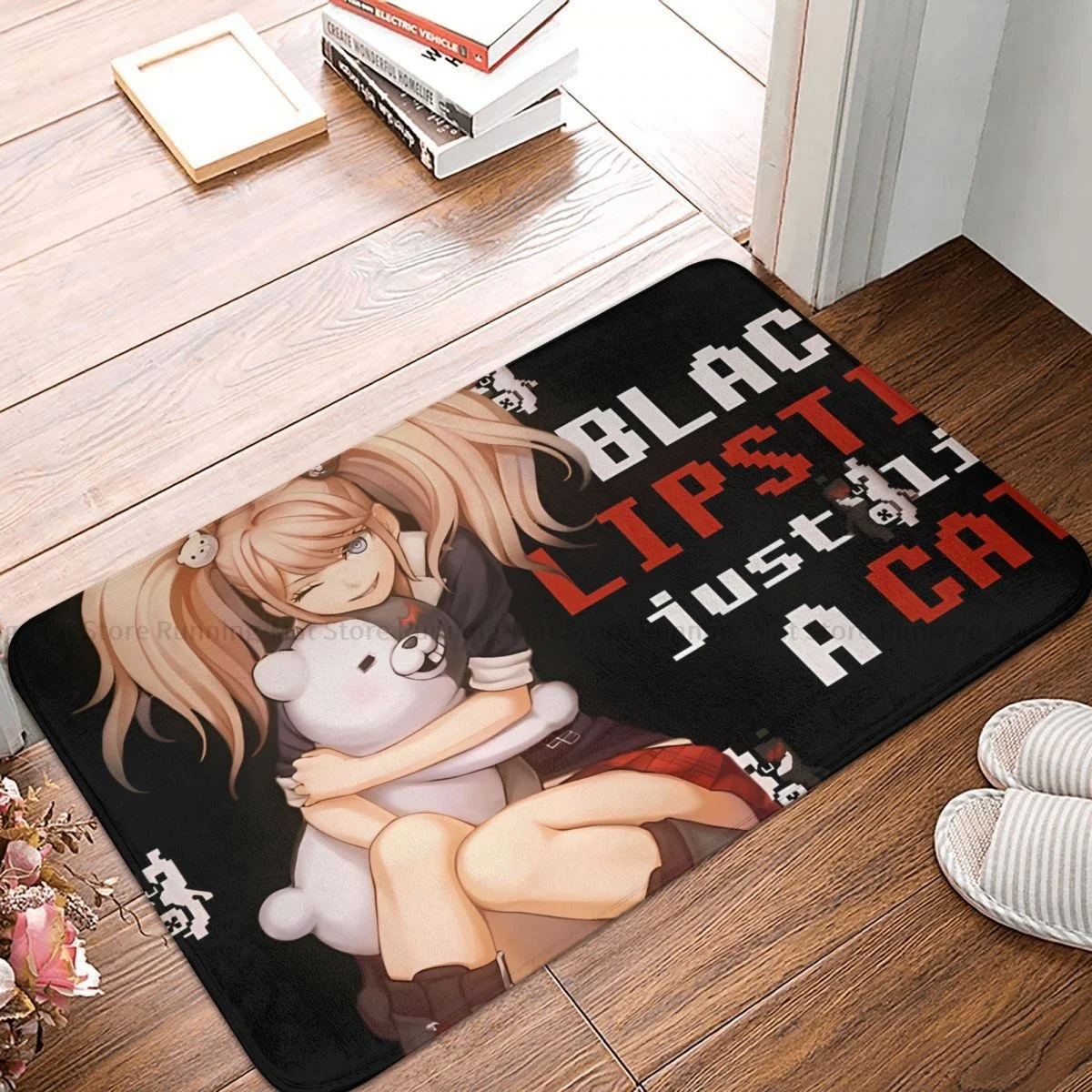 

Danganronpa Makoto Game Non-slip Doormat Like A Cat Living Room Bedroom Mat Prayer Carpet Home Pattern Decor
