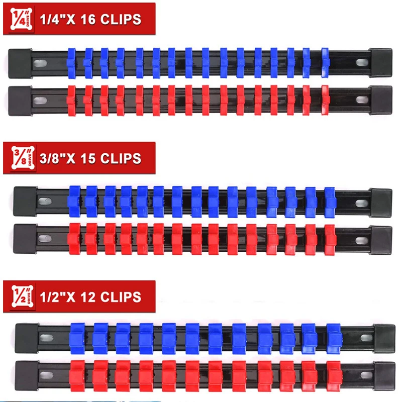 

6-Pcs Plastic Auto Repair Sleeve For Mounting Board Support Guide Rail Socket