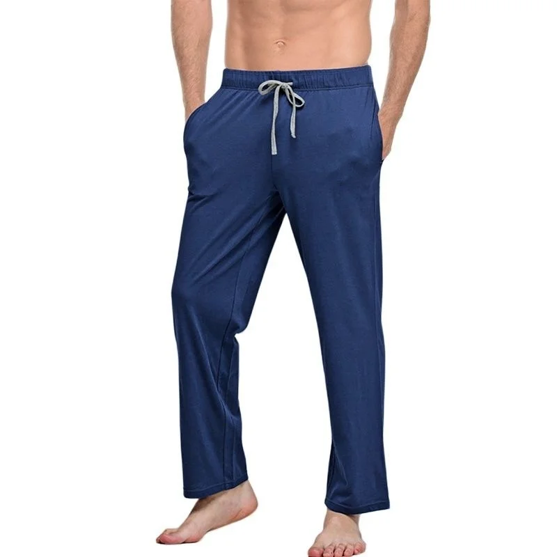 

Pajamas Men Sleepwear Loune Wear ome Clotes Underwear Loose ome Pants Men's Trousers Termal Loune omme Pyjamas Nitown