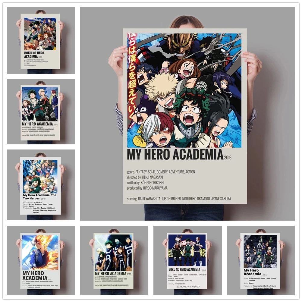 

Home Decor Canvas Paintings Pictures My Hero Academia Wall Art Print Modular Anime Boys Room Poster No Frame Artwork Living Room