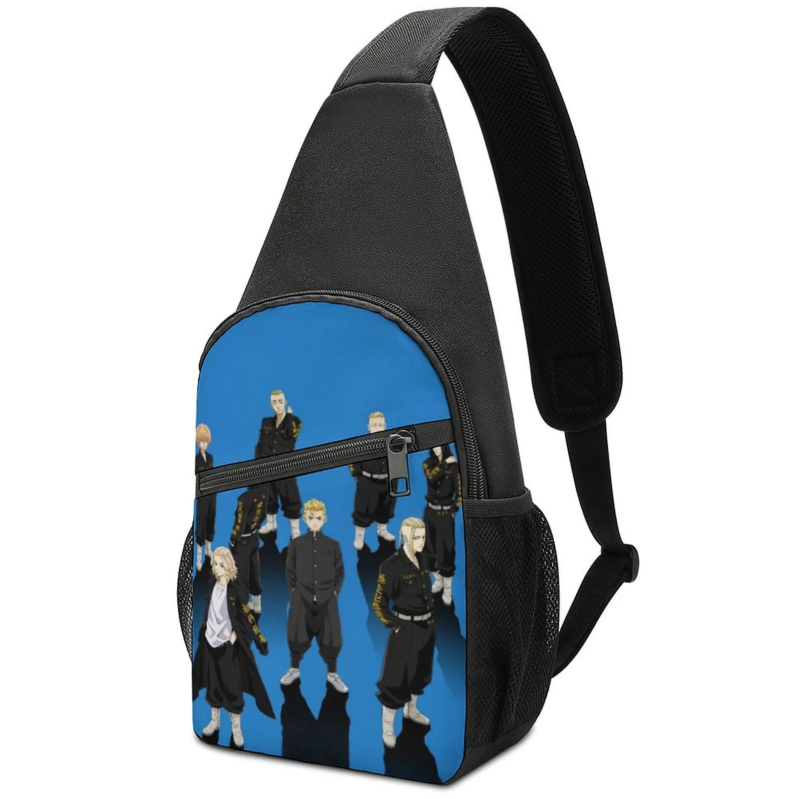 

Era of Gangster Tokyo Revengers Chest Bags Men Manjiro Ken Chifuyu Design Shoulder Bag Kawaii Phone Small Bag Camping Sling Bags