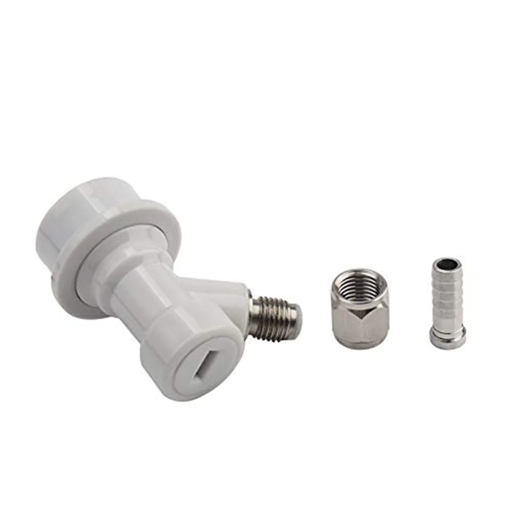 

New 1 Pair Beer Faucet Connector Air Liquid Beer Keg Quick Disconnects Set Homebrew Ball Lock Beer Barbed Connectors
