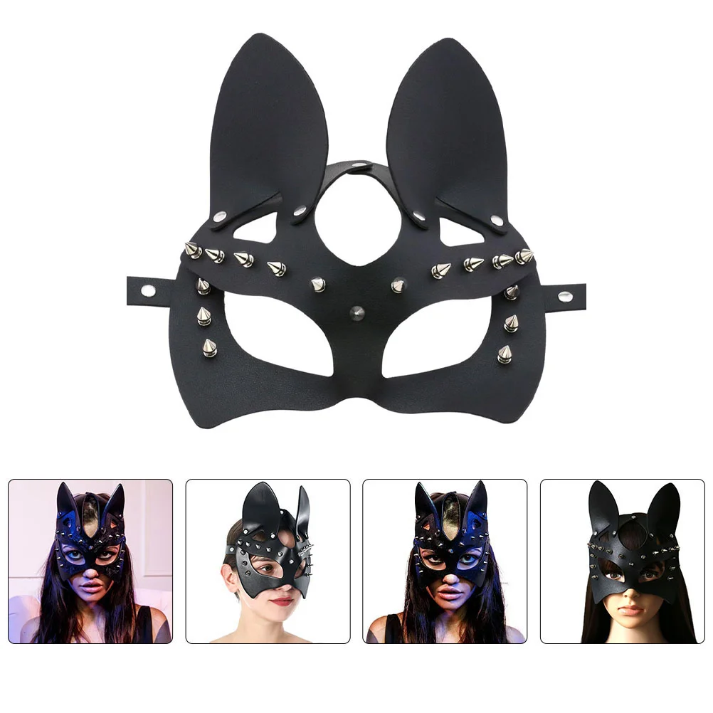 

Decorative Mask Party Supply Women Punk Gothic Style Masks Metal Carnival Women's