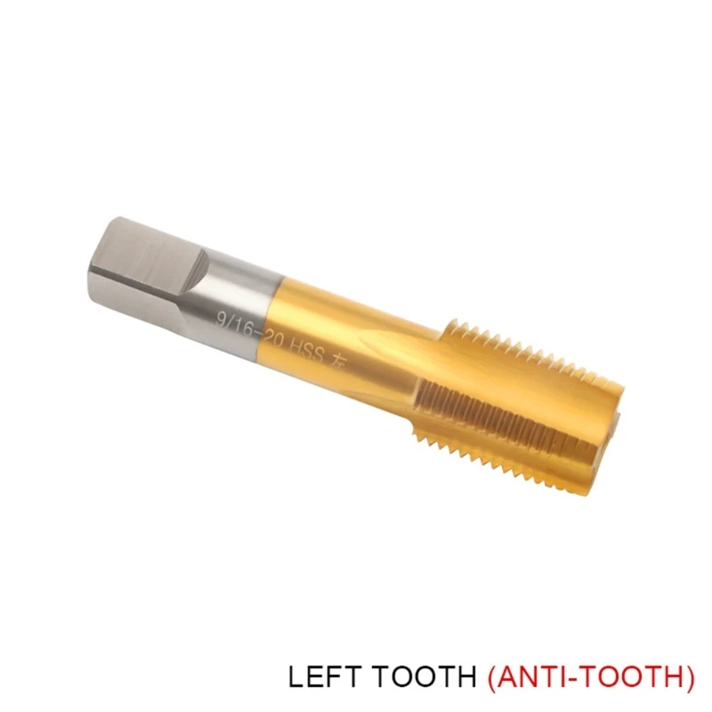 9/16-20 правый/левый резьбовой метчик для ремонта велосипедной рукоятки