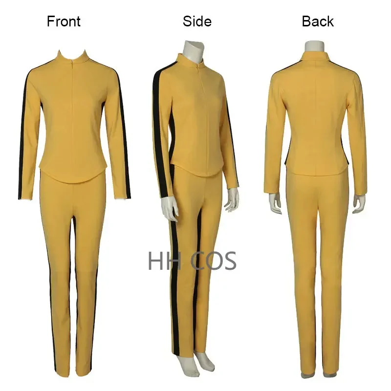 Новинка 2024 года Uma Thurman The Movie Kill костюм Билла для косплея женская желтая