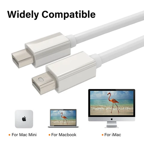 Удлинительный кабель Mini Displayport Thunderbolt 2, порт мини-дисплея, ТВ-приставка 1080P DP к Mini DP, аудио-видео Aux Displayport