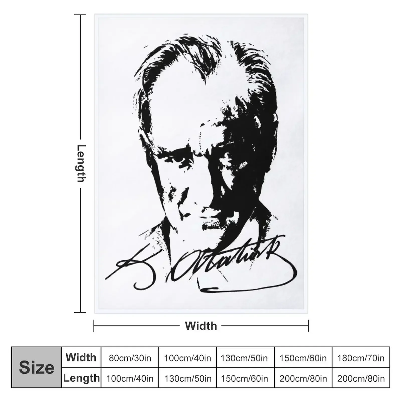 Плед Мустафа Кемаля Ататюрка с v-образным вырезом модные термоодеяла для кровати