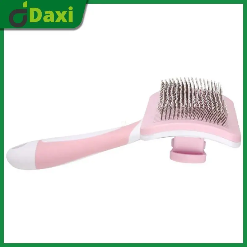 

Indoor Grooming Long Hair Cats Brush Hair Remover Pet Hair Shedding Comb Button Self-cleaning Comb Dog Cat Brush Pet Supplies