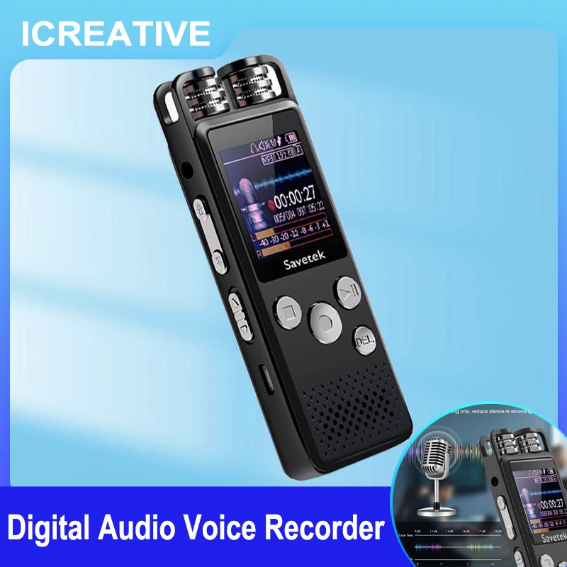 

Professional Voice Activated Digital Audio Voice Recorder 8GB 16GB 32G USB Pen Non-Stop 80hr Recording PCM Support TF-Card