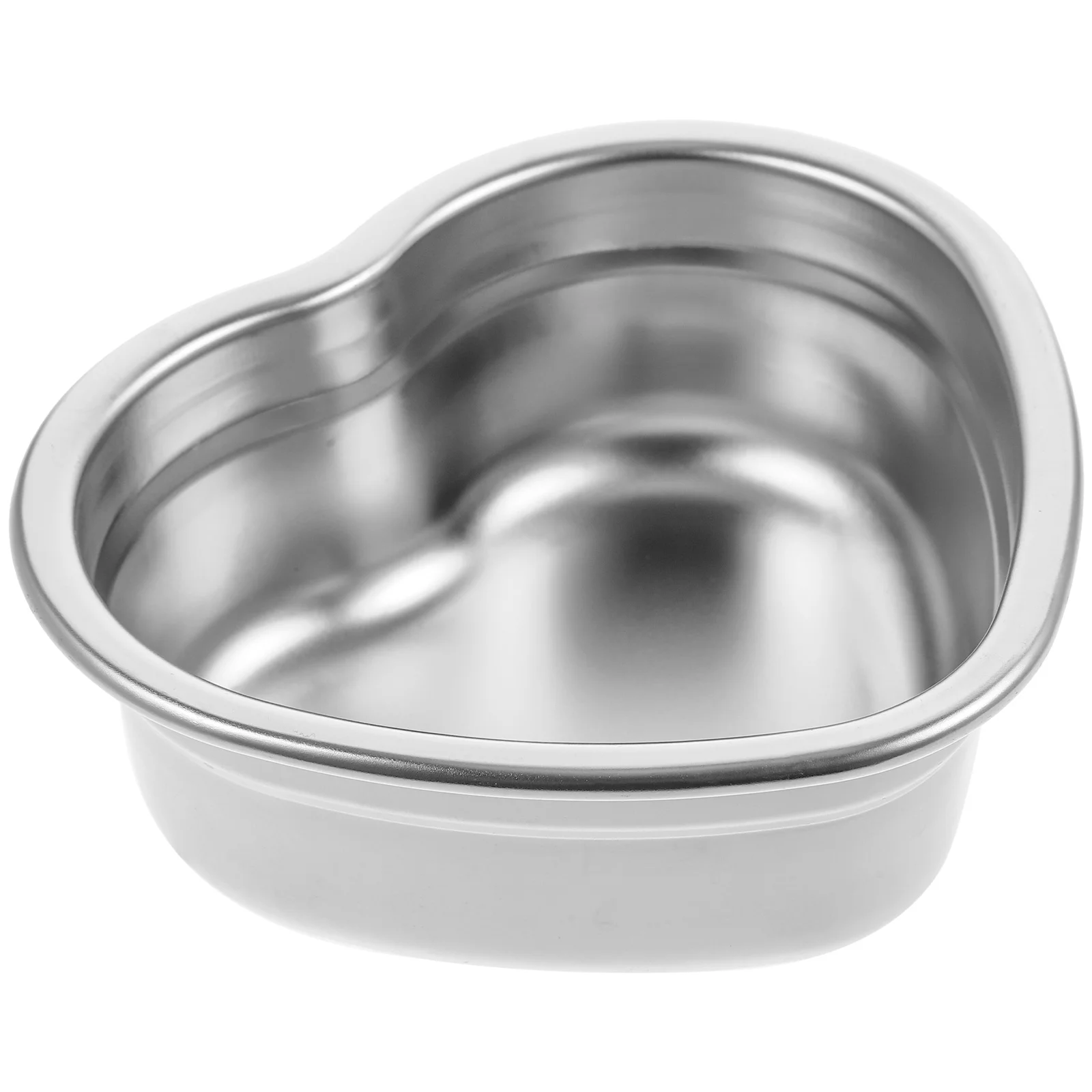 

Heart Dish Bowl Bowls Plate Shaped Stainless Steelserving Sauce Soy Shape Condiment Seasoningdipping Kitchen Portable Metal