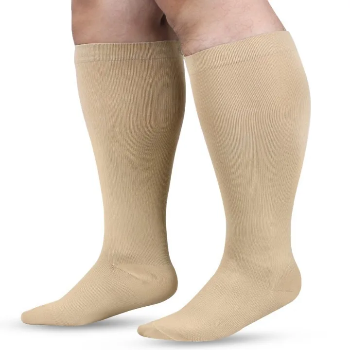 Fat Plus Size Compression Socks Sports Fitness Compression Socks Hot Fat anti-fatigue Pain Relief Elastic Obesity Socks
