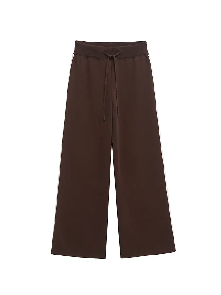 Женские комплекты TRAF однотонные свитшоты и брюки