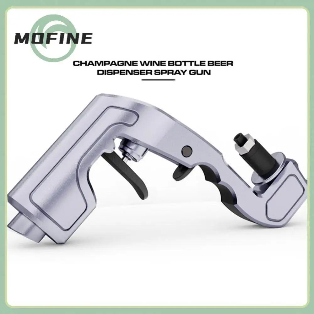 

Pourer Champagne Sprayer Pistol Beer Bottle Durable Airbrush Zinc Alloy Edition Stopper Ejector Kitchen Bar Tool
