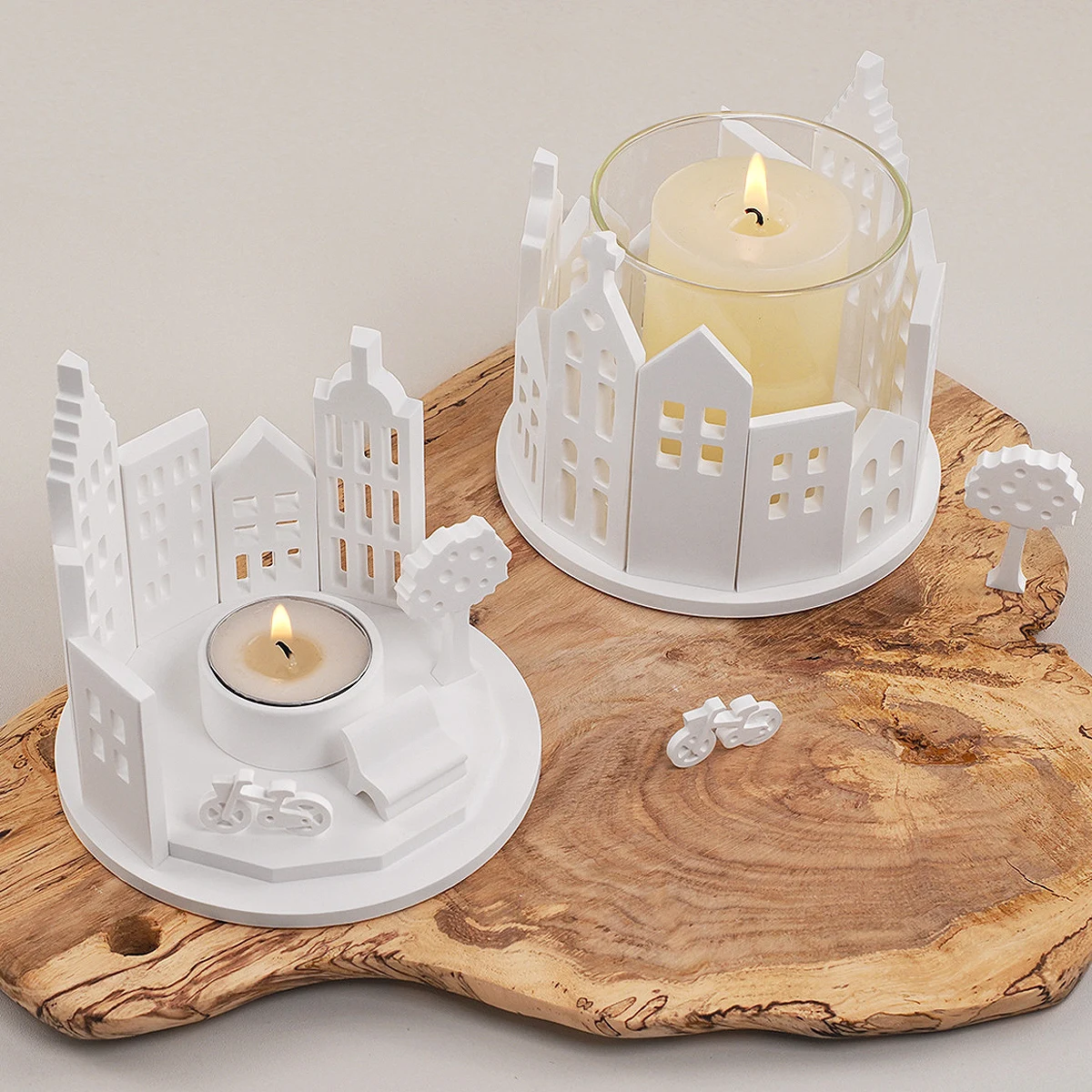 Круглый дом строительный подсвечник силиконовая форма сделай сам гипс бетон