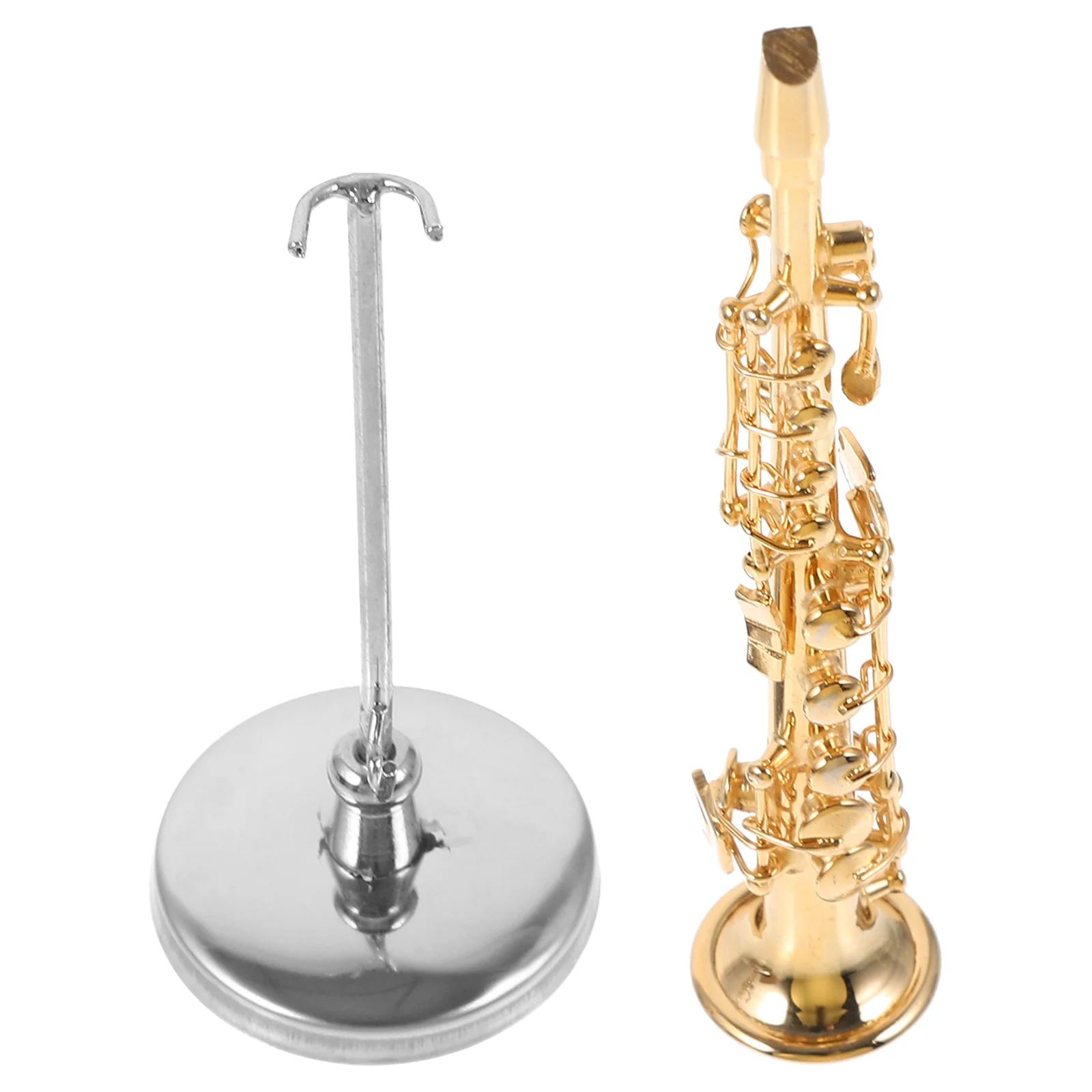 

Copper Miniature Saxophone Mini Musical Instrument Model Desktop Mini Sax Model