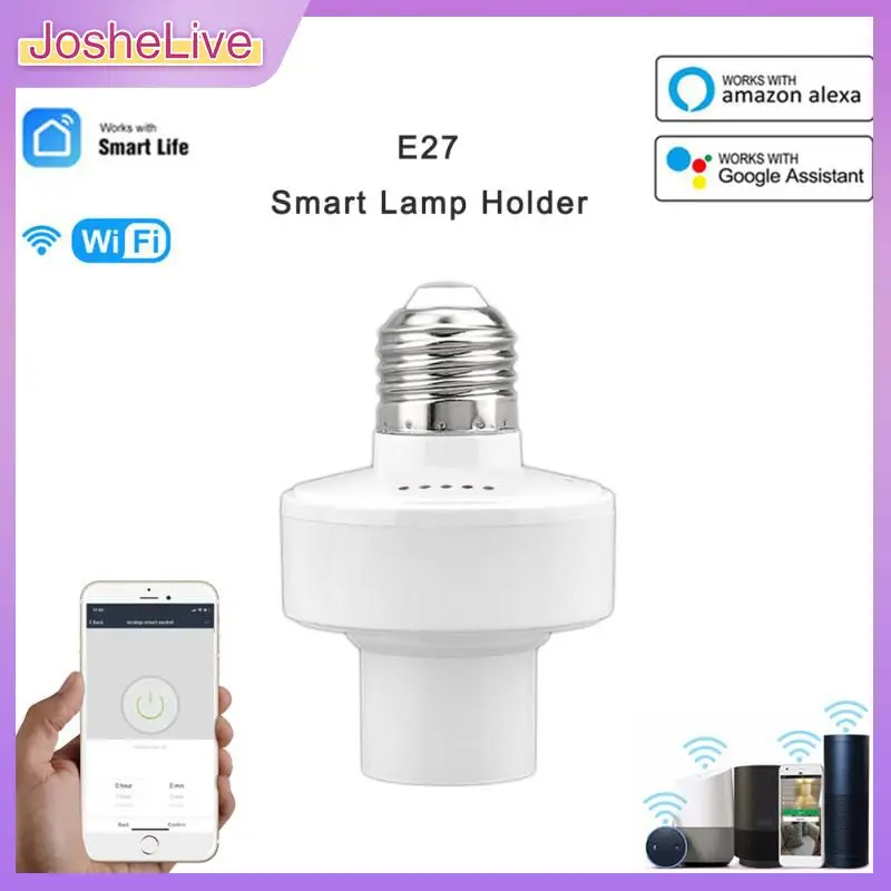 

Умный держатель для лампы Smart Life E27, умная лампа с поддержкой Wi-Fi и Wi-Fi, с поддержкой Alexa и Google Home