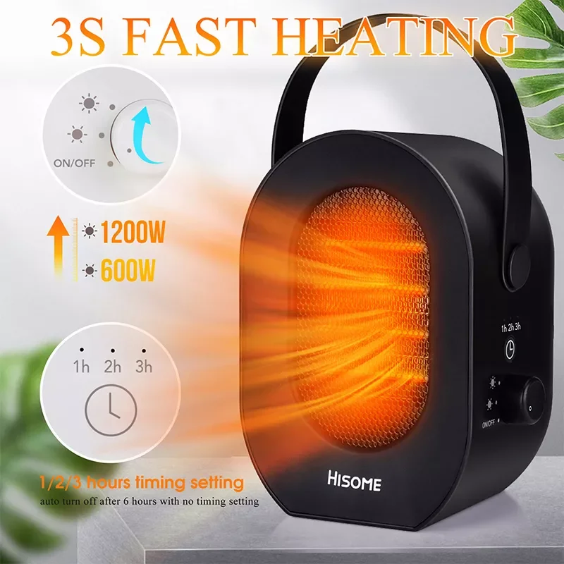 

Home Heaters Electric Warmer Mini Fan Heater Handy Heating Radiator Ceramic Heater For Cars Tent Household Office Room 110V/220V