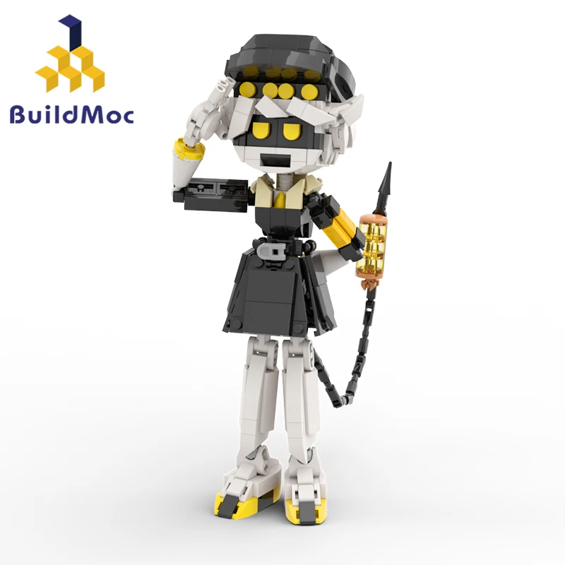 

BuildMoc Судный день, убитый рабочий Дрон, убийца, строительные блоки, набор, роботы-конструкторы, игрушки для детей, подарки на день рождения и Рождество