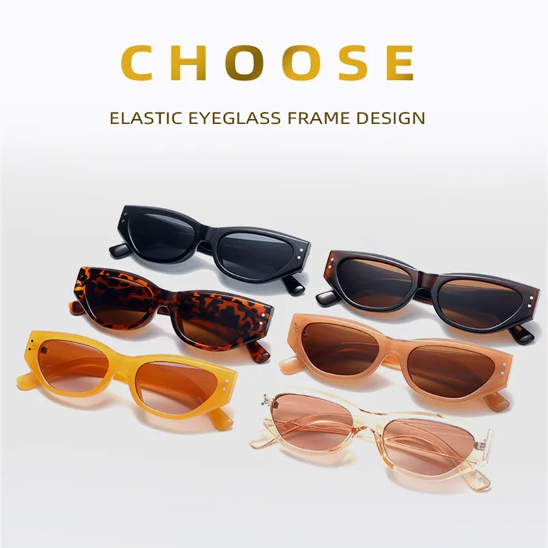 2025 модные многоугольные солнцезащитные очки для женщин и мужчин кошачий глаз Gafas