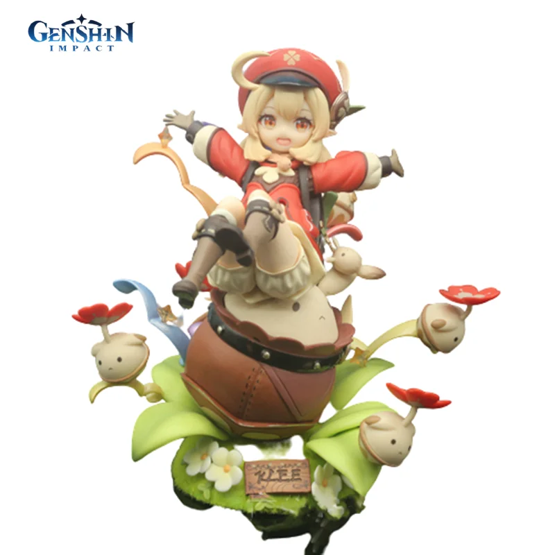 

Аниме Genshin Impact Klee Keqing Paimon Flame-knight экшн-фигурка двухмерная игровая модель West Wind Рыцари украшения подарки