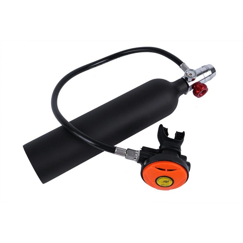 

Scuba diving 1L diving oxygen tank deep diving equipment breathing valve