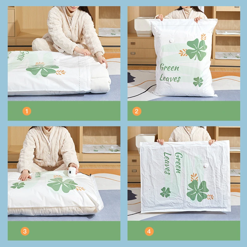 Дорожные вакуумные пакеты для хранения багажа компактные мешки с электрическим