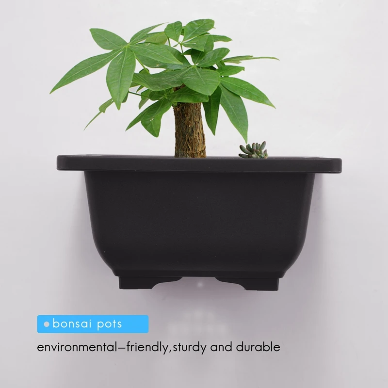 15 шт. 4 7-дюймовый цветочный горшок квадратный пластиковый тренировочный для