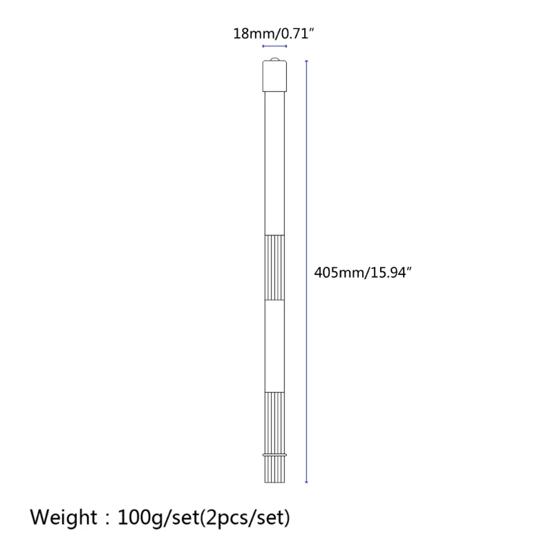 Бамбуковые барабанные палочки тяжелые джазовые аксессуары для музыкальных