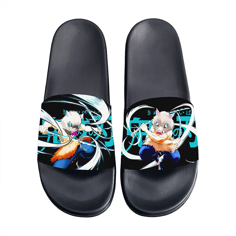 Летние сандалии тапочки аниме Demon Slayer Tanjirou Nezuko для косплея милая обувь с героями