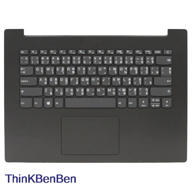 TH Thai Железно-серый верхний чехол для клавиатуры упор рук Lenovo Ideapad 320 14 14ISK 14IKB 14IAP 14AST